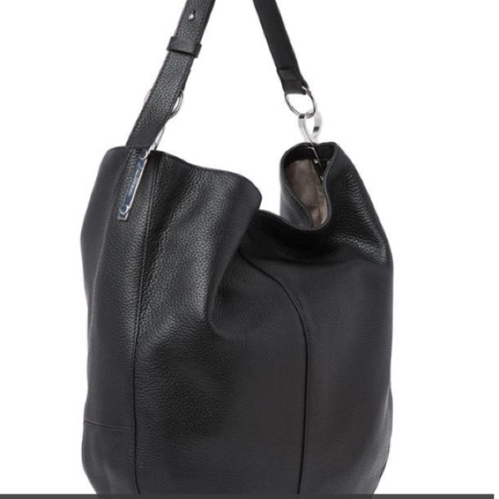Vince Camuto Black Leather Hobo